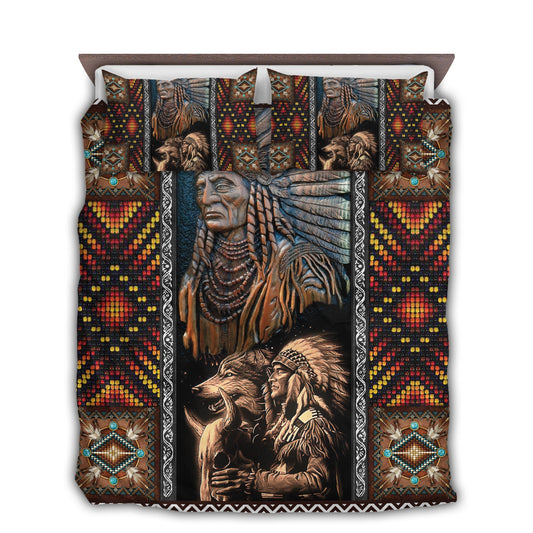 Native American Love Life Bedding Cover For Southwestern Bedroom Decor