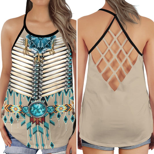 Native Pattern Basic Cultural – Hollow Tank Top