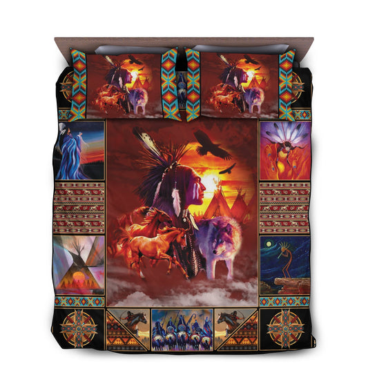 Native American Peace Bedding Cover For Southwestern Bedroom Decor