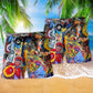 Native Pow Wow Dance Colorful Art – Beach Short
