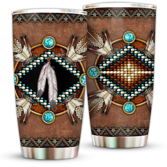 Native American Sign Nature With Brown 20 Oz Tumbler