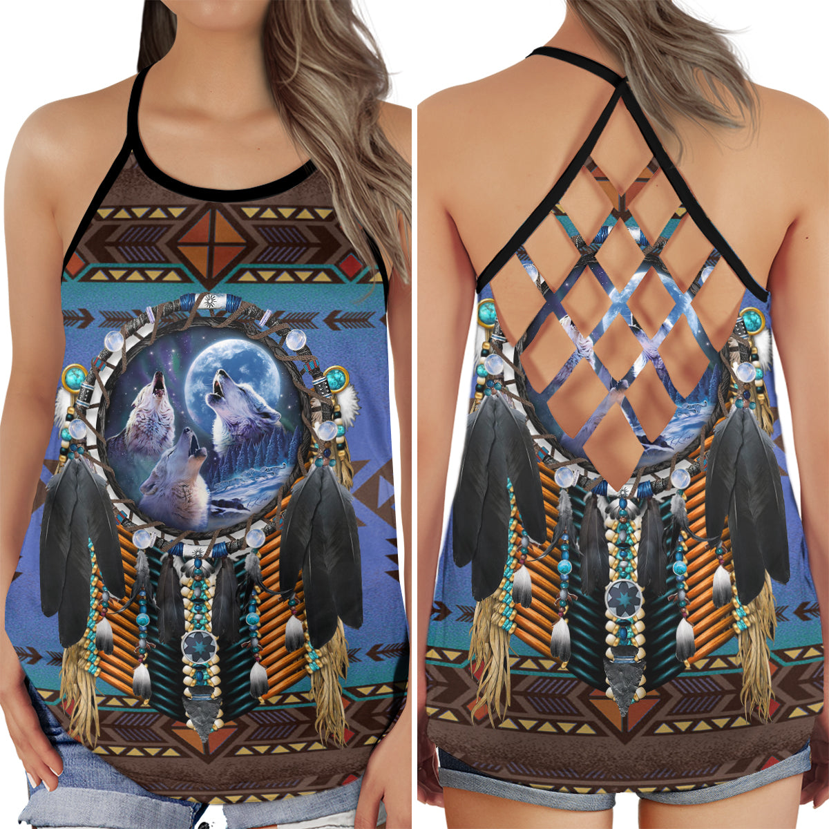 Peaceful Life Heritage Vibes - Hollow Tank Top