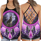 Peace Love Wolf Spirit Vibes - Hollow Tank Top