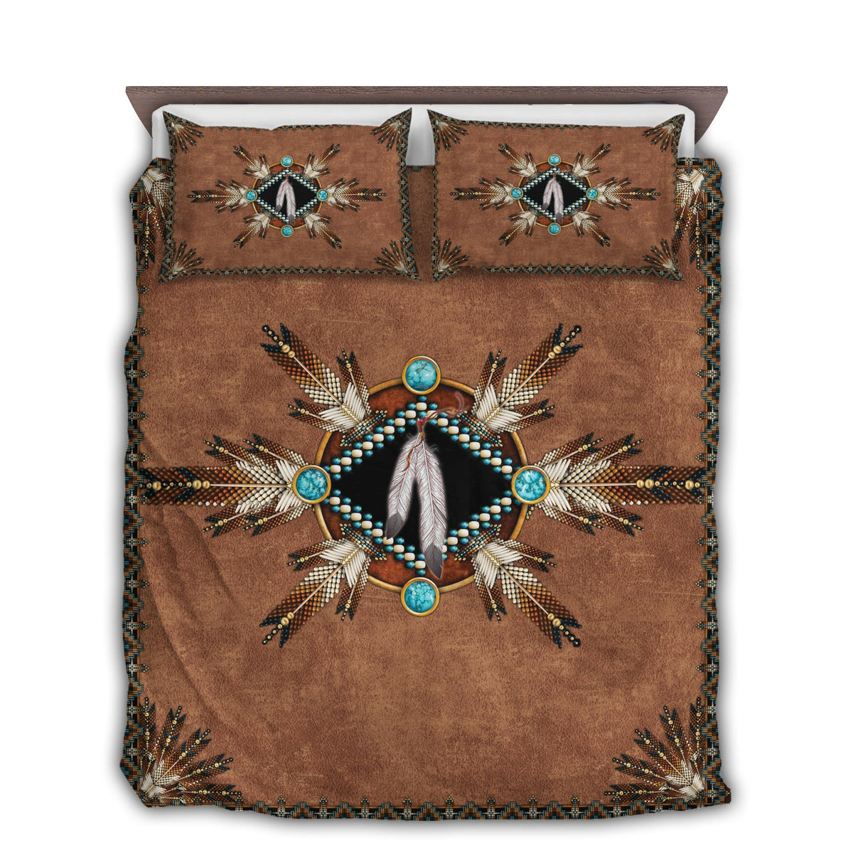 Native American Nature Sign Bedding Cover For Southwestern Bedroom Decor