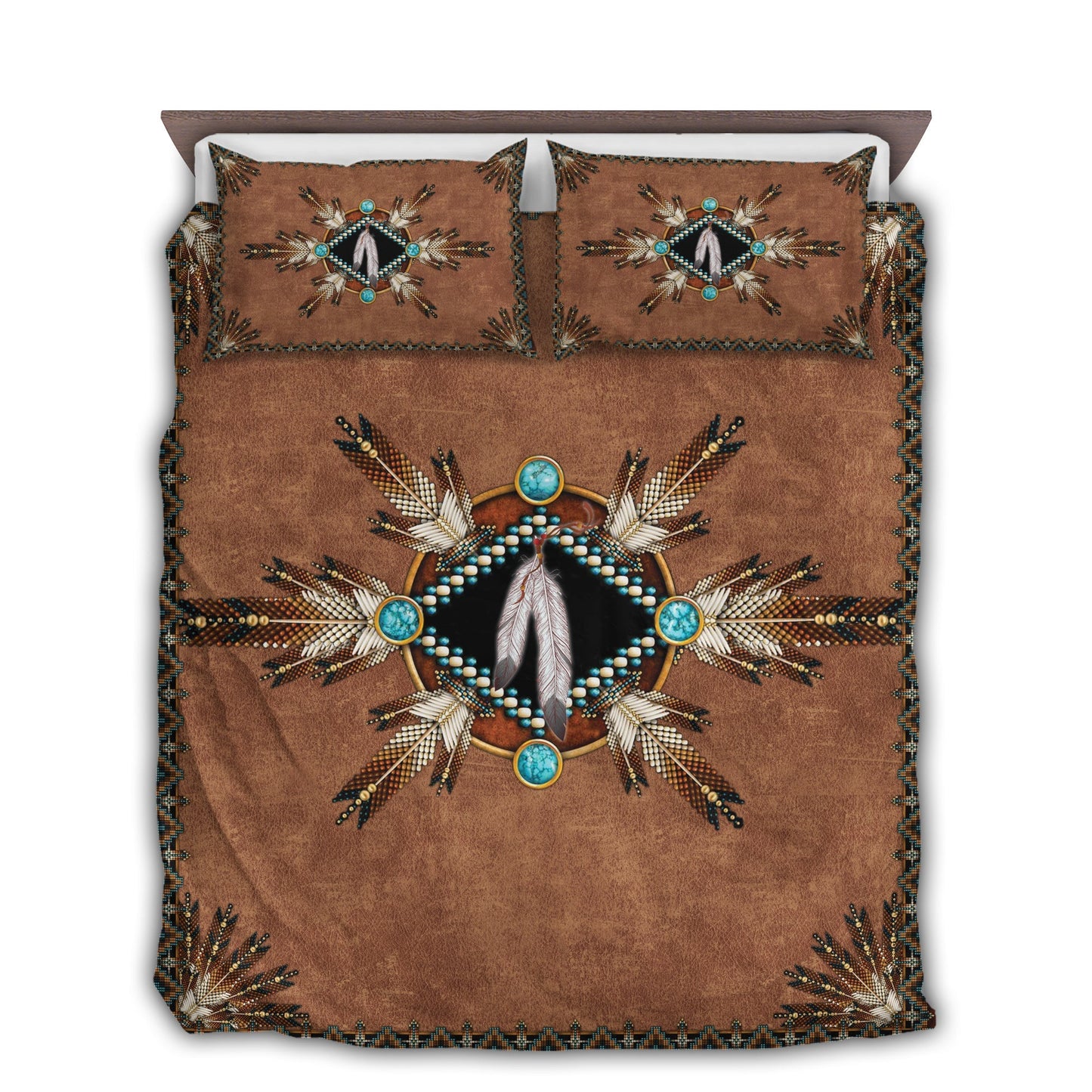 Native American Nature Sign Bedding Cover For Southwestern Bedroom Decor