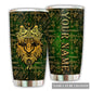 Native American Wolf Sign Personalized 20 Oz Tumbler