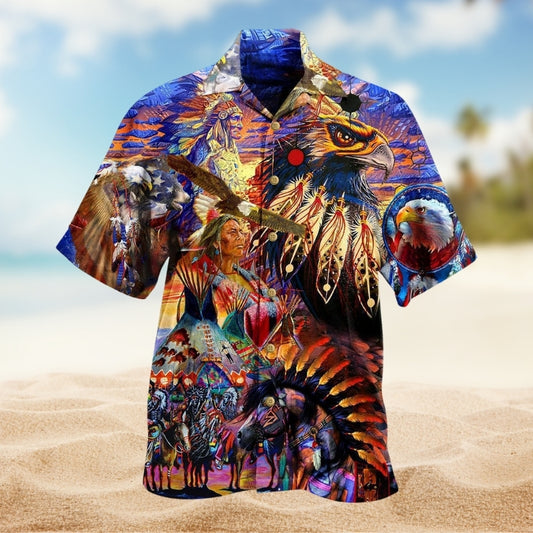 Native Blood Runs Through My Veins Limited Edition – Hawaiian Shirt