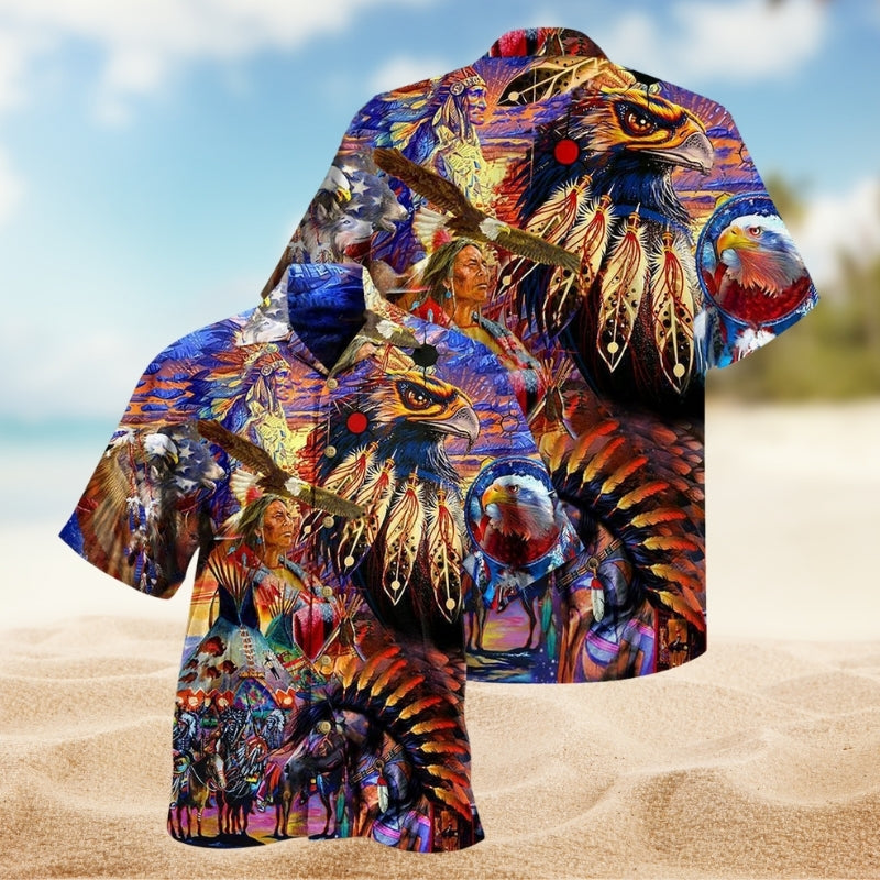 Native Blood Runs Through My Veins Limited Edition – Hawaiian Shirt