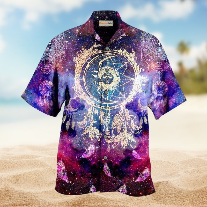 Native Dreamcatcher Moon Smile Limited Edition – Hawaiian Shirt