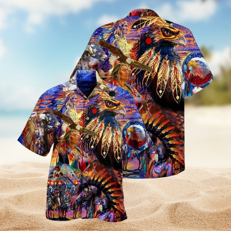 Native Eagle All My Heart Limited Edition – Hawaiian Shirt