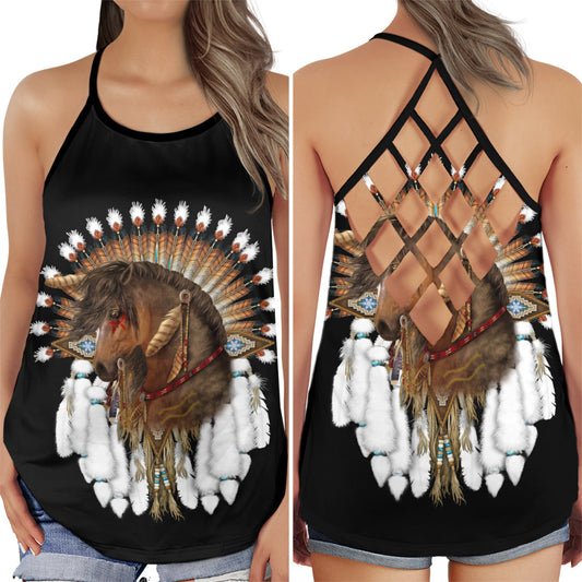 Horse Dreamer Spirit Vibes - Hollow Tank Top