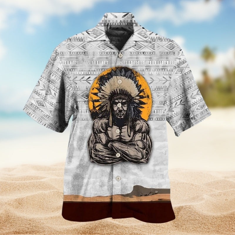 Native Human Strong And Fierce Limited Edition – Hawaiian Shirt