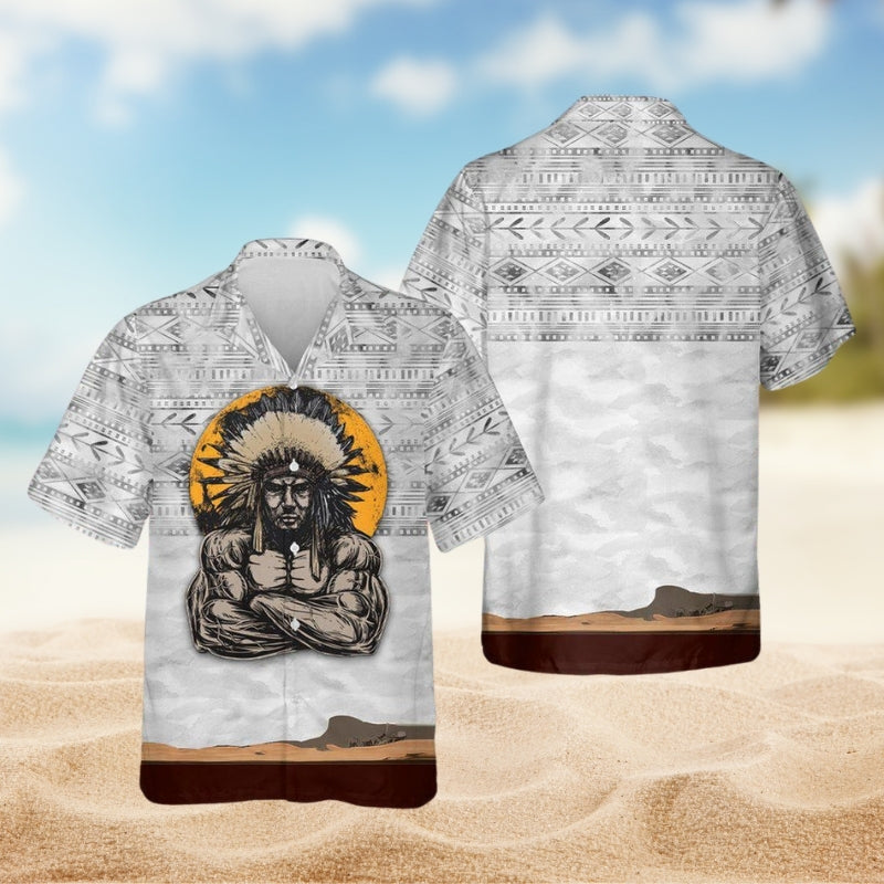 Native Human Strong And Fierce Limited Edition – Hawaiian Shirt