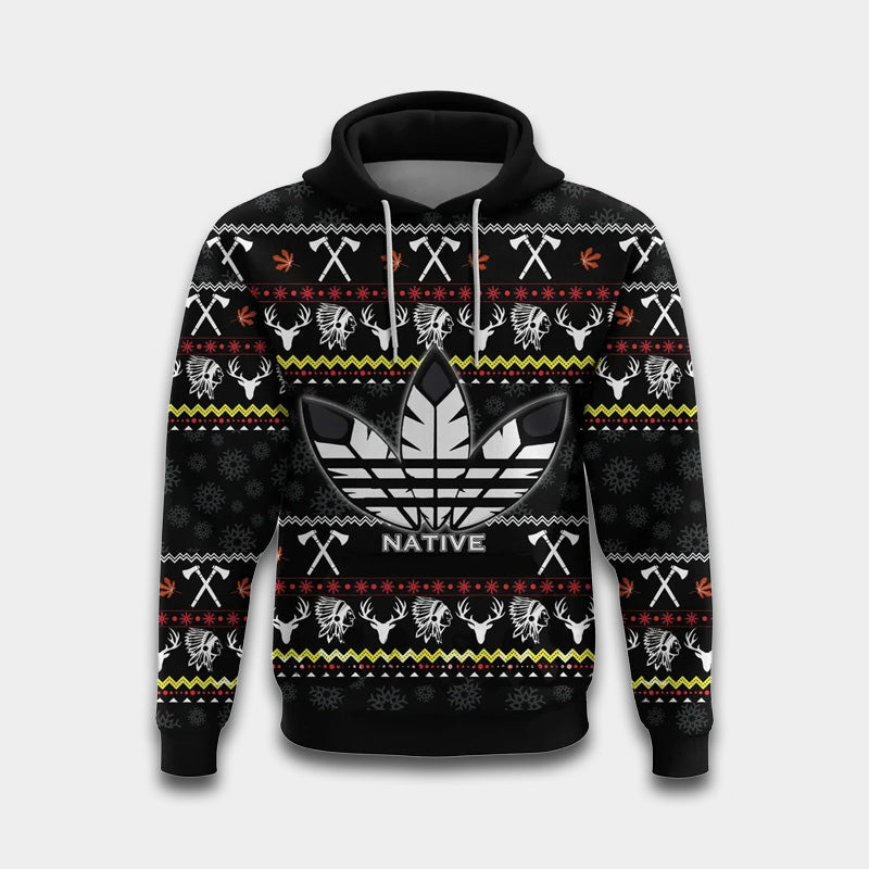 Native Inspired Sign Limited Art – 3D Hoodie