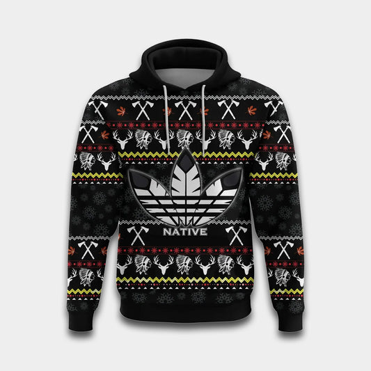 Native Inspired Sign Limited Art – 3D Hoodie