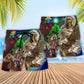 Native Elder Christmas Theme – Beach Short