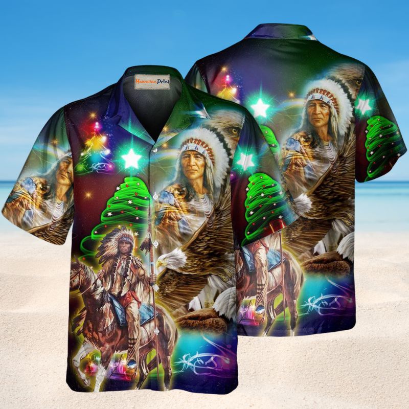 Native Old Man Christmas Style – Hawaiian Shirt