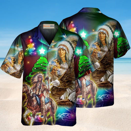 Native Old Man Christmas Style – Hawaiian Shirt