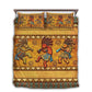 Native American Sign Yellow Bedding Cover For Southwestern Bedroom Decor