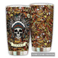 Native Skull Pattern Personalized 20 Oz Tumbler For Coffee Travel And Daily Use
