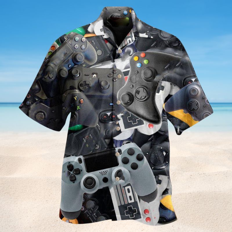 Lets Beat The Level Game Controller Edition – Hawaiian Shirt