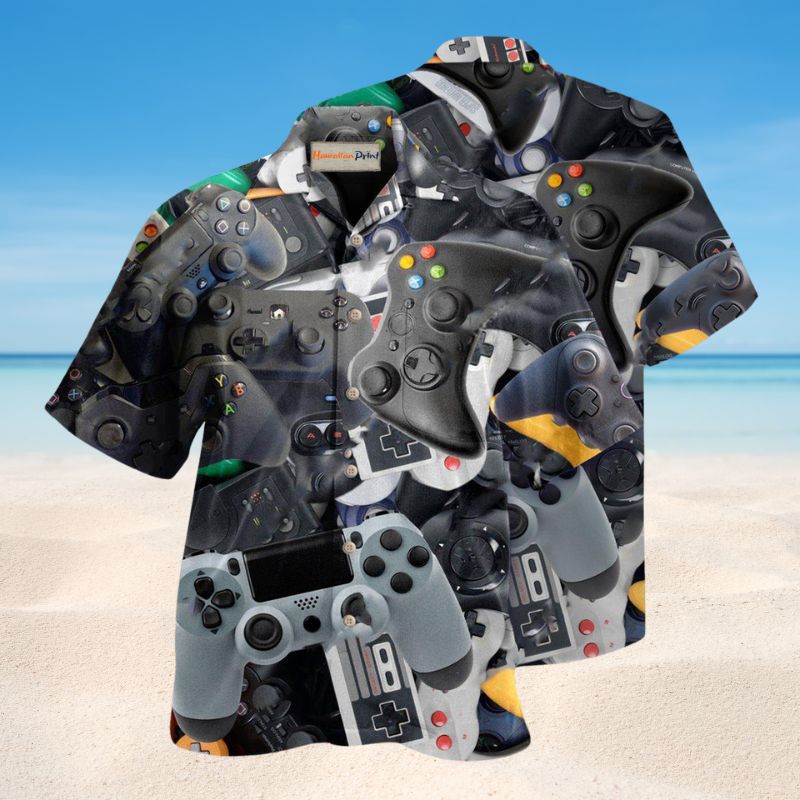 Lets Beat The Level Game Controller Edition – Hawaiian Shirt