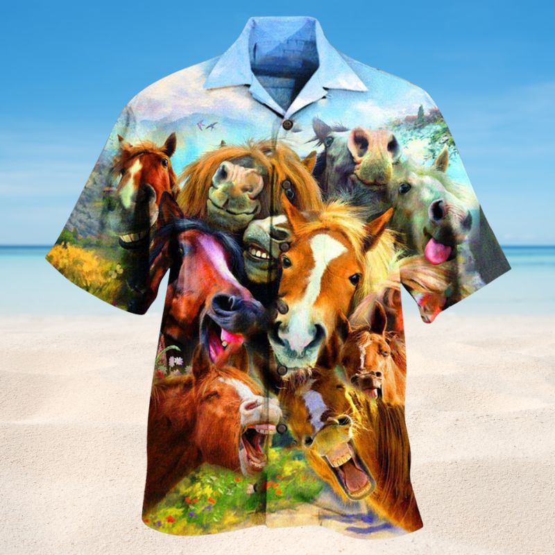 Laughing Horses Edition – Hawaiian Shirt