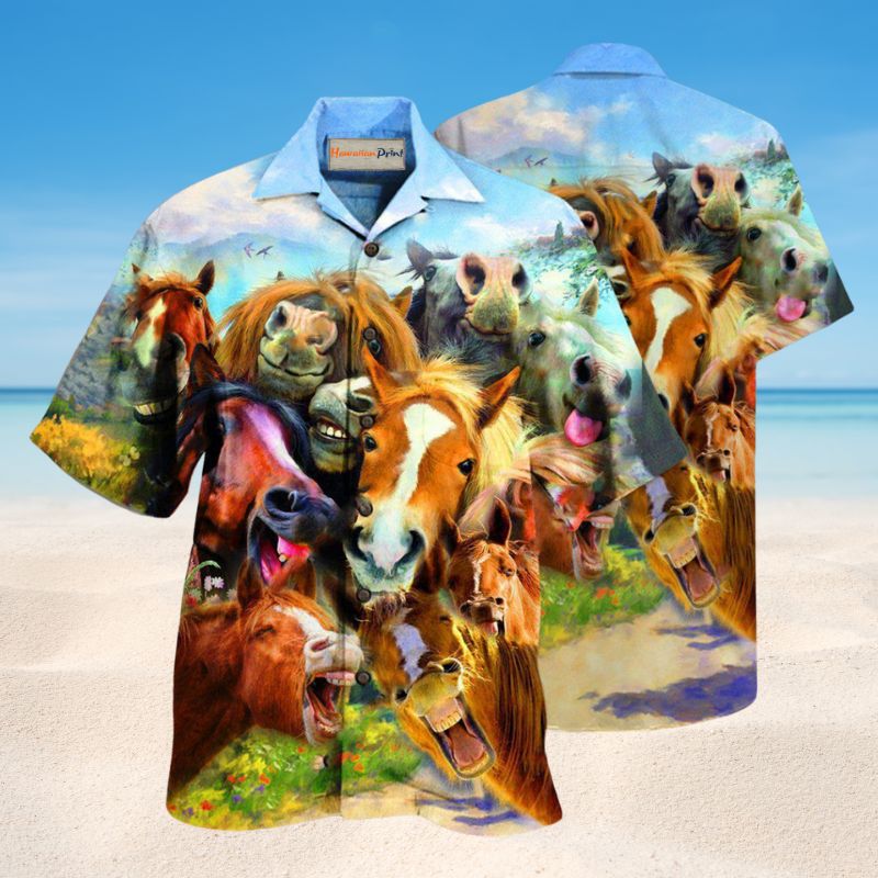 Laughing Horses Edition – Hawaiian Shirt