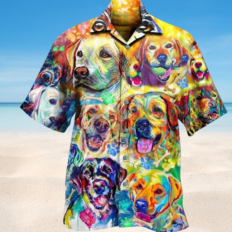 Labrador Retriever Love And Wet Noses Edition – Hawaiian Shirt