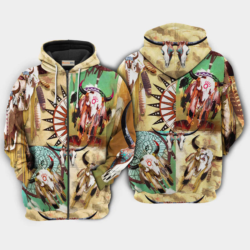 Native Spirit Animal Art – 3D Hoodie