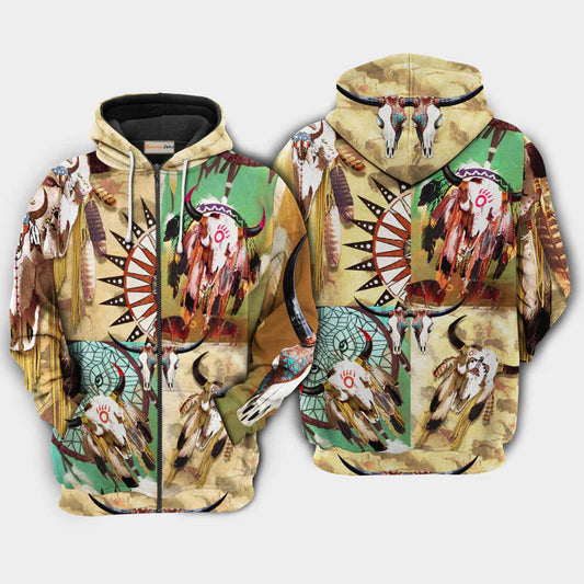 Native Spirit Animal Art – 3D Hoodie