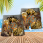 Native Love Animals Art – Beach Short