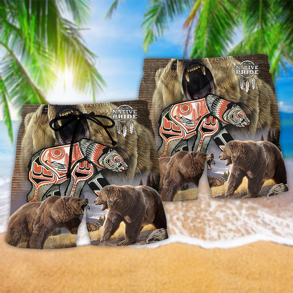 Native Peace Love Classic Brown - Beach Short