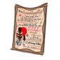 Native To My Granddaughter Native American 50 x 60 Inch Flannel Blanket For Cozy Bedroom And Sofa Decor