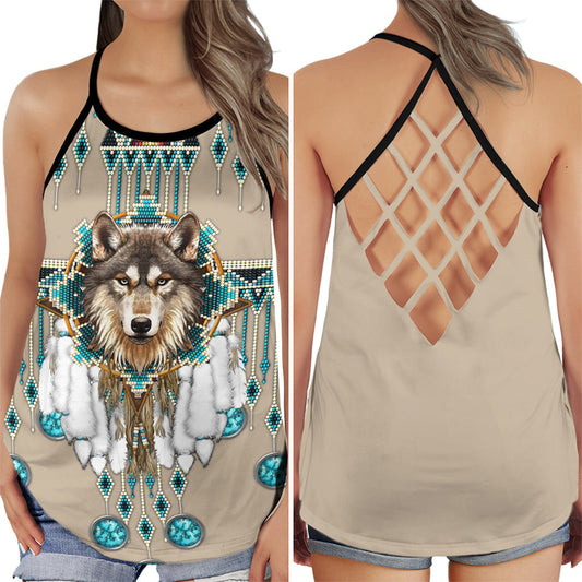 Wolf Dreamer Spiritual Nature – Hollow Tank Top
