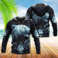 Native Bear Galaxy Dark Art - 3D Hoodie