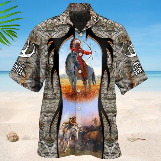 Native Bow Arrow Hunting Style – Hawaiian Shirt