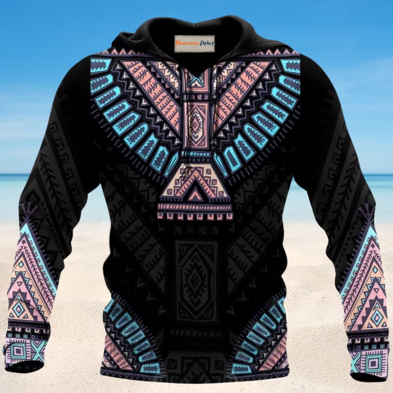 Native Culture Black Style - 3D Hoodie