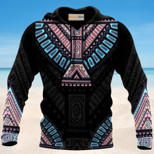 Native Culture Black Style - 3D Hoodie