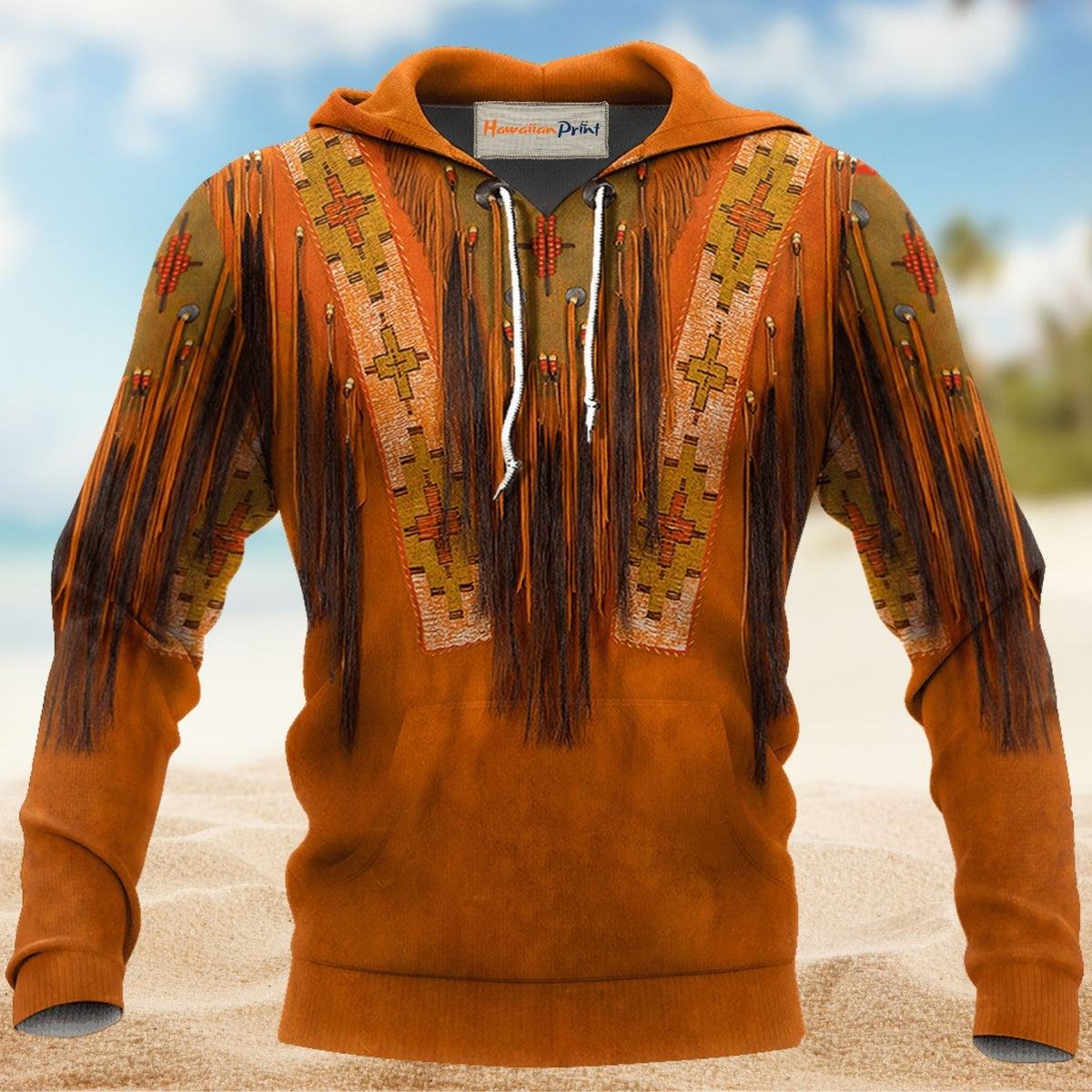 Native Culture Orange Style - 3D Hoodie