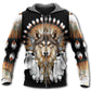 Native Culture Wolf Artistic Style - 3D Hoodie