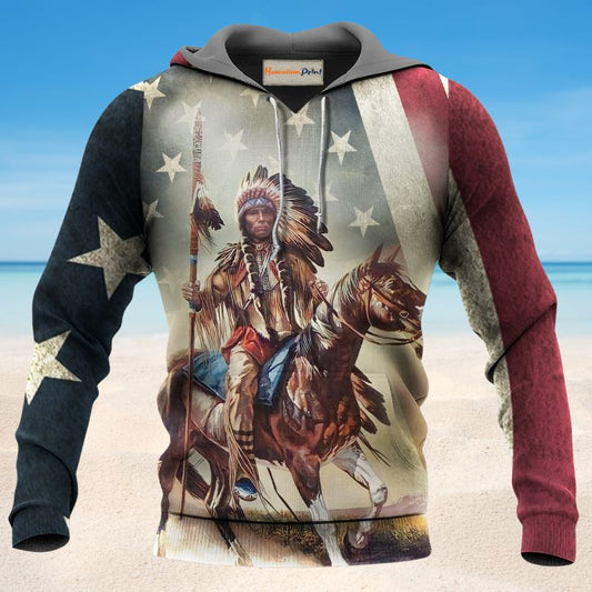 Native Horses Protect America - 3D Hoodie