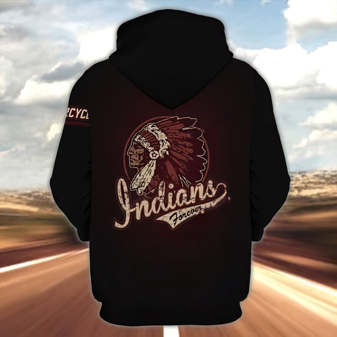 Native Skull Cool Personalized - 3D Hoodie2