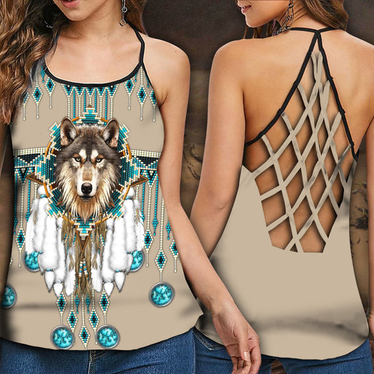 Wolf Dreamer Nature Lover – Hollow Tank Top