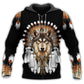 Native Wolf Strength Symbol - 3D Hoodie2