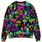 Neon Magic Mushroom Stunning Art – Sweater - Ugly Christmas Sweater