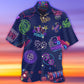 Neon Poker Night Gaming - Hawaiian Shirt