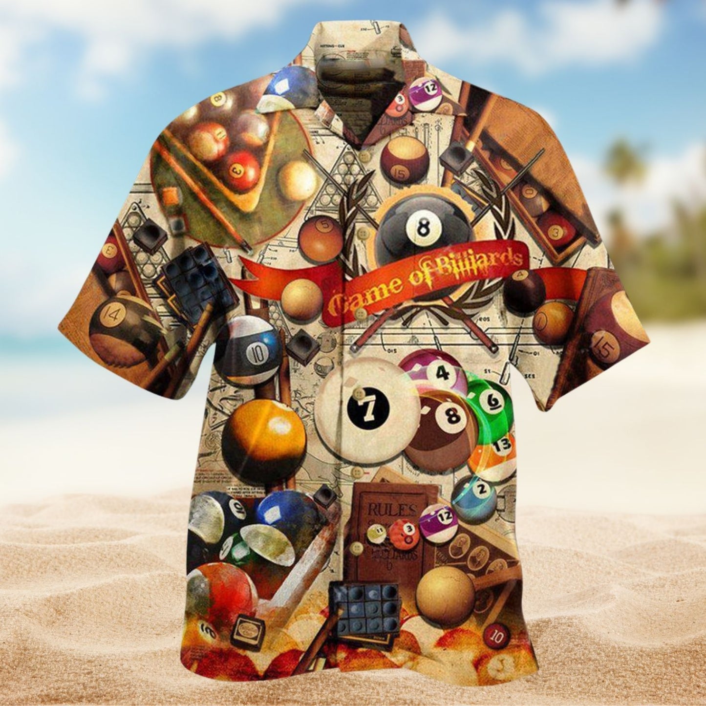 Never Give Up Until The Last Ball Falls Edition – Hawaiian Shirt
