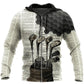 Newspaper Golf Art – 3D Hoodie