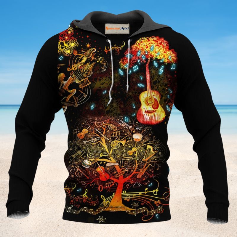 Nocturne Of Time Tree - 3D Hoodie